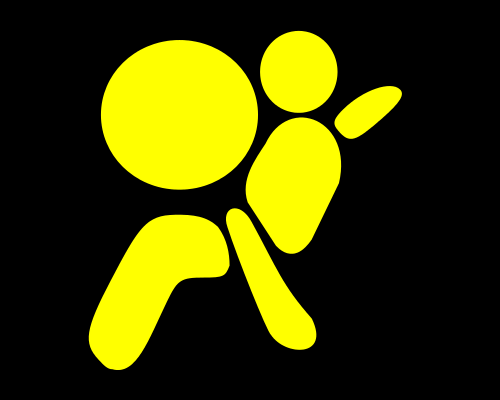 car airbag symbol