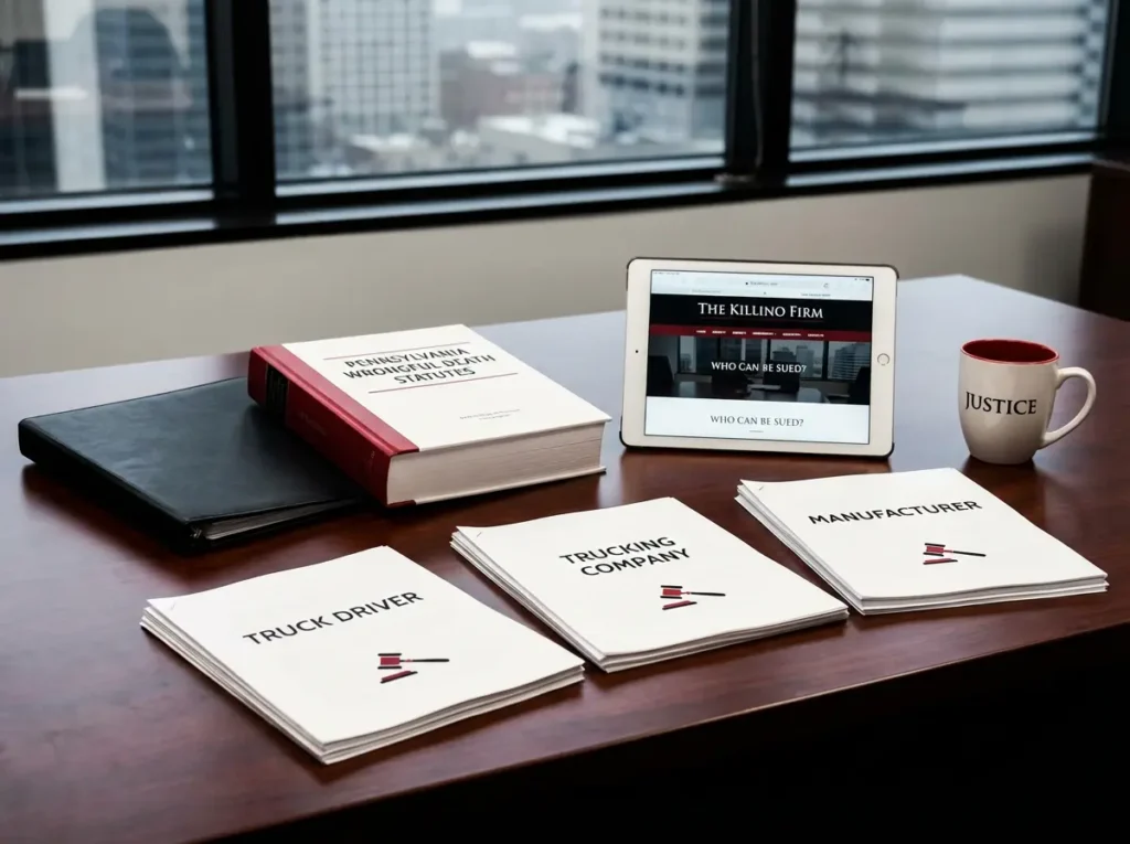 Killino Firm with documents that are about Truck Drivers, Trucking Companies, and Manufactures